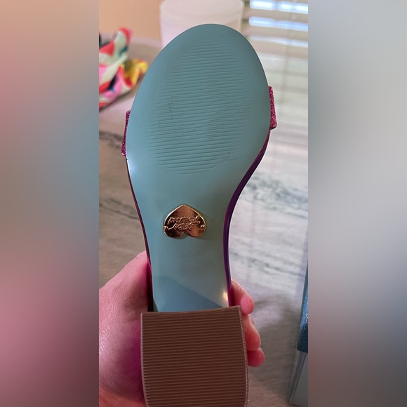 Blue by Betsy Johnson Miri Chunky Heeled Sandals - Picture 5 of 8